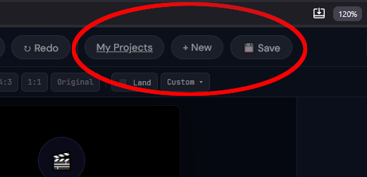 Save and Project Controls